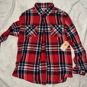 NWT men’s urban pipeline flannel